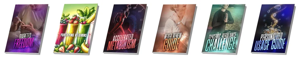 The six free digital bonus guides included with a 3-bottle or 6-bottle Glycotide order