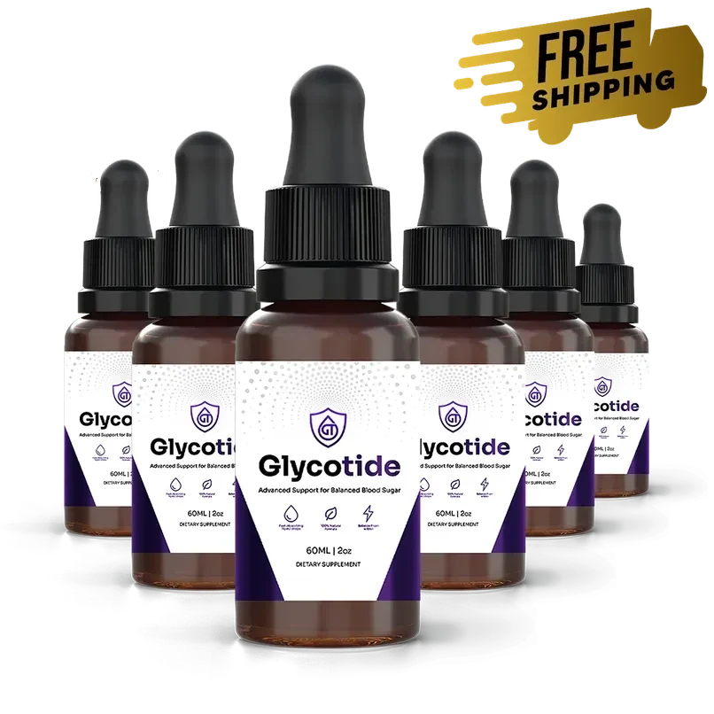 Glycotide 6-bottle best-value blood sugar drops package